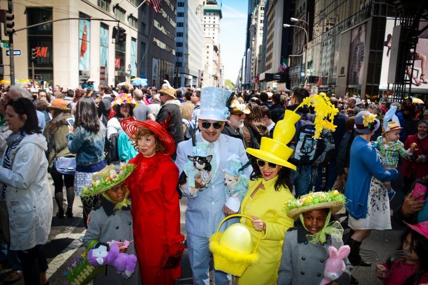Anthony Rubio at 2014 Easter Parade and Bonnet Festival in New York