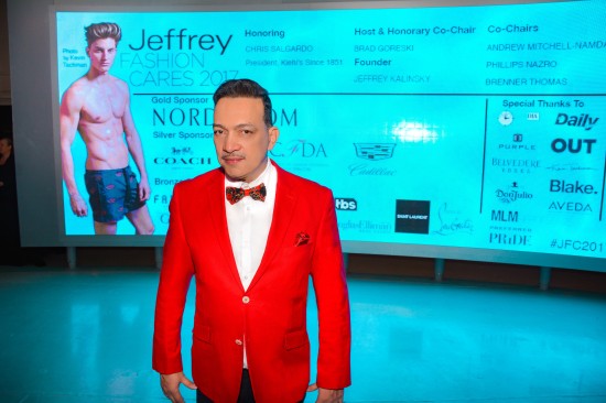 Anthony Rubio attends the 14th Annual Jeffrey Fashion Cares